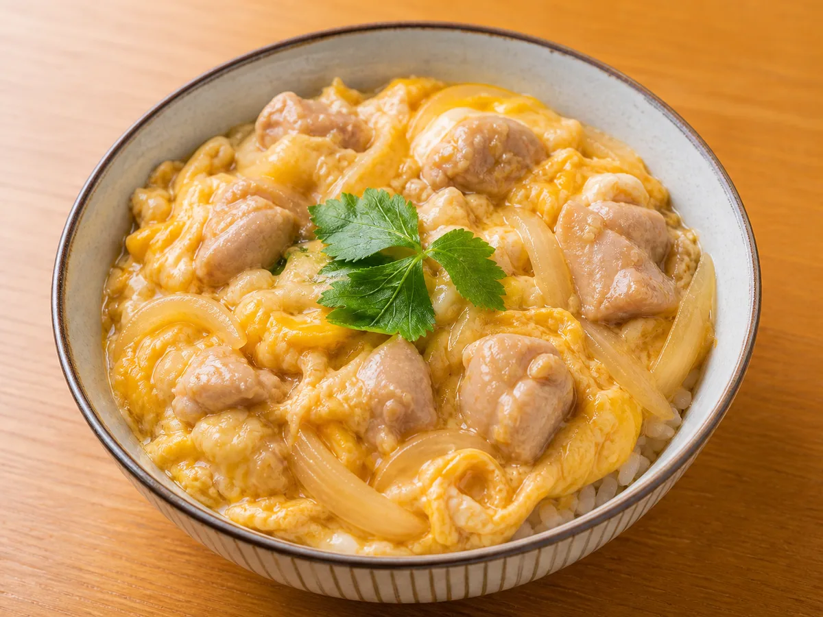 親子丼の完成写真