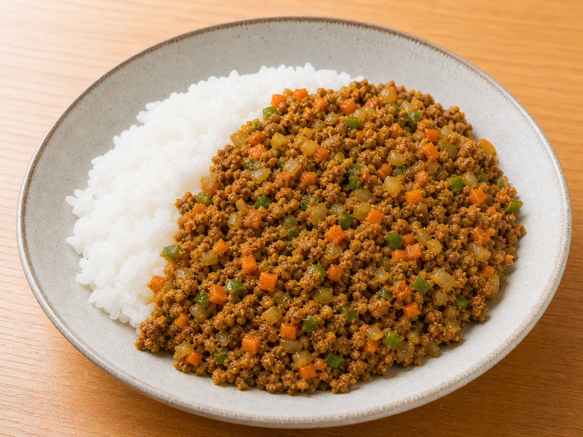 ドライカレーの完成写真