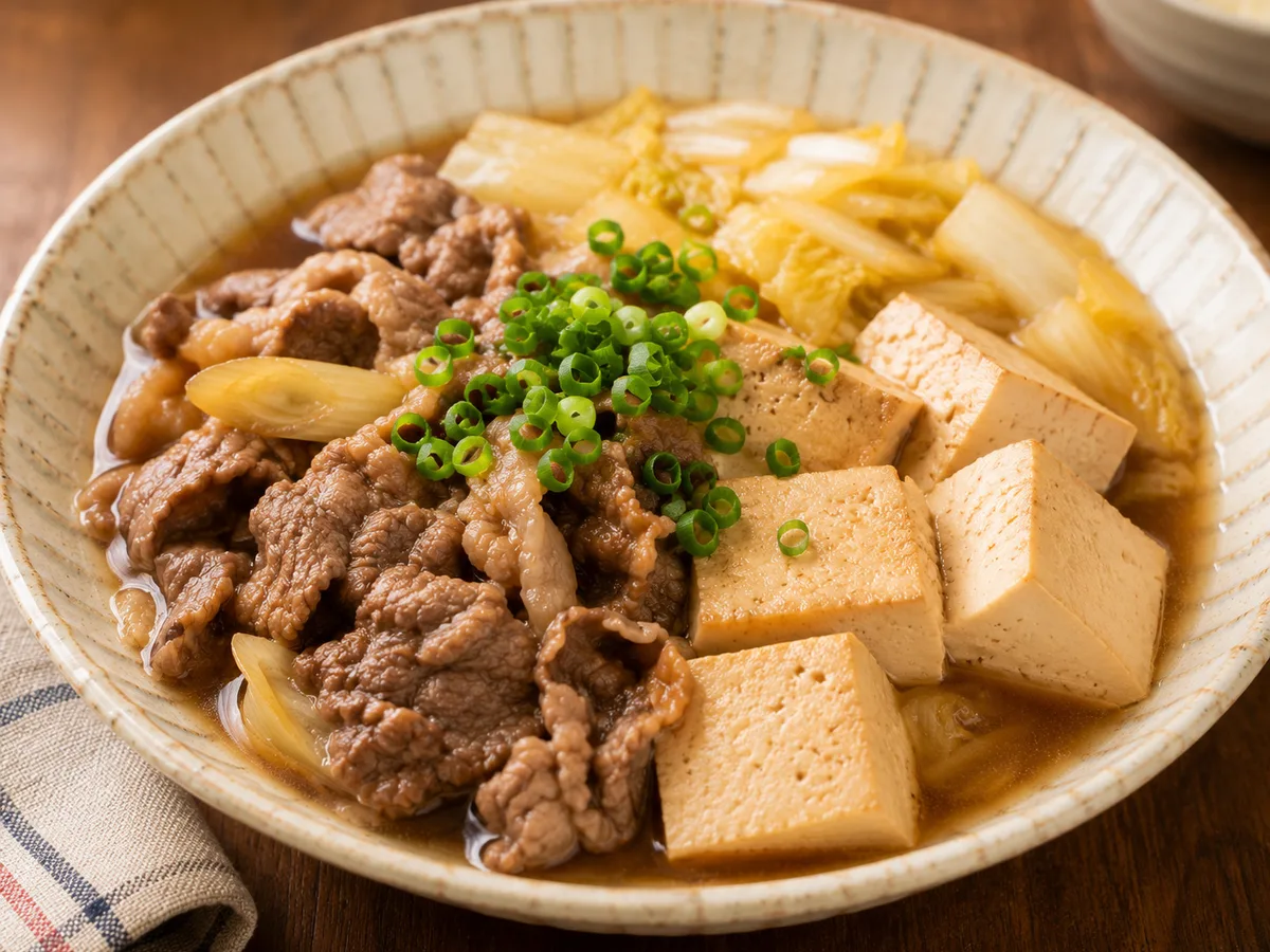 肉豆腐の完成写真