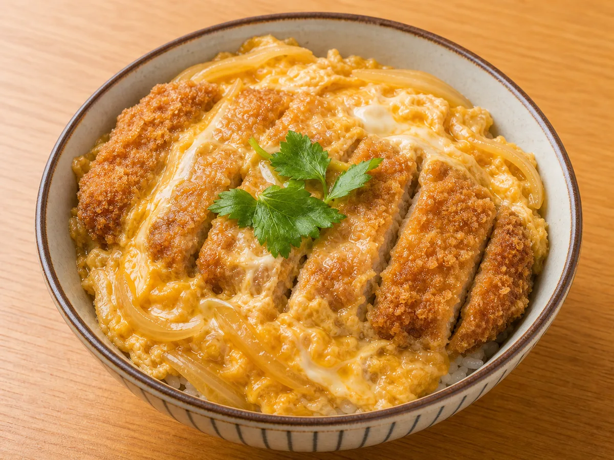 カツ丼の完成写真