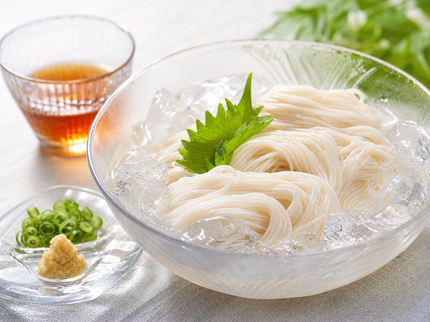 そうめんの完成写真