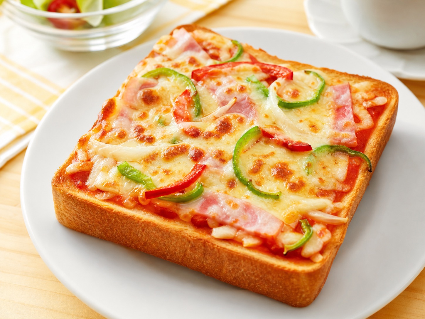 ピザトーストの完成写真