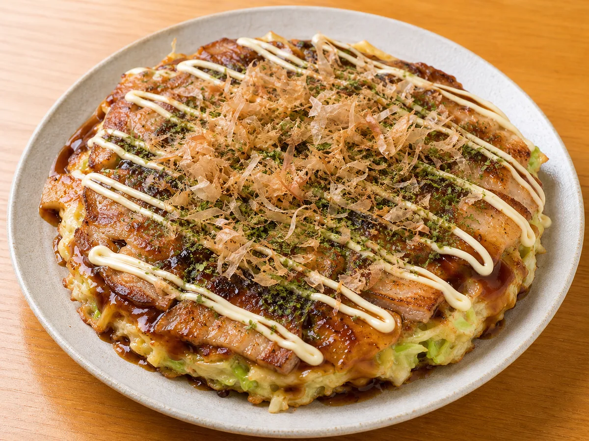 お好み焼きの完成写真