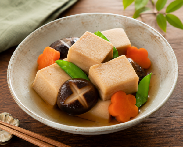 高野豆腐の煮物の完成写真